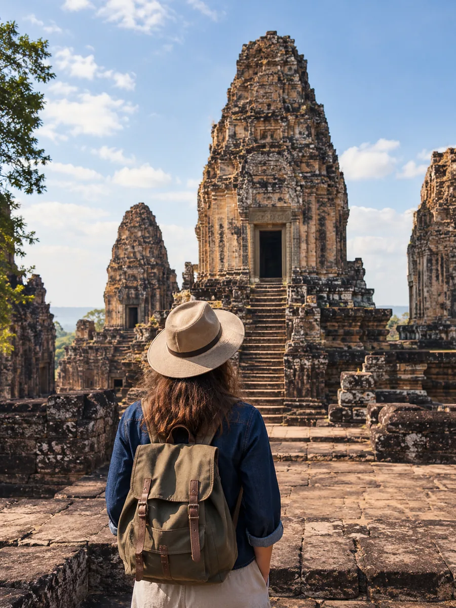 Uitzicht bij Pre Rup